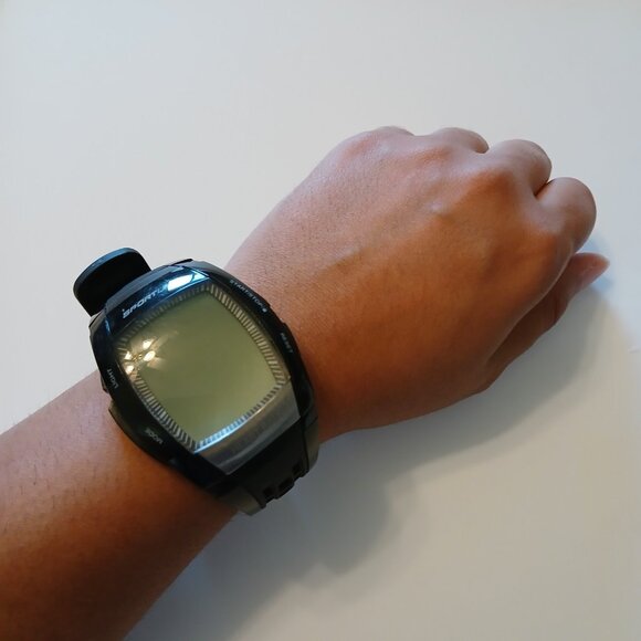 Sportline 1036 Black Heart Rate Monitor Alarm Chronograph Watch Water Resistant - Picture 5 of 12